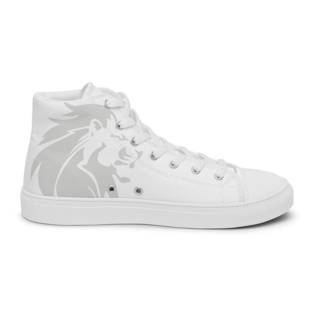 Lion of Judah Silver - Men’s High Top Shoes