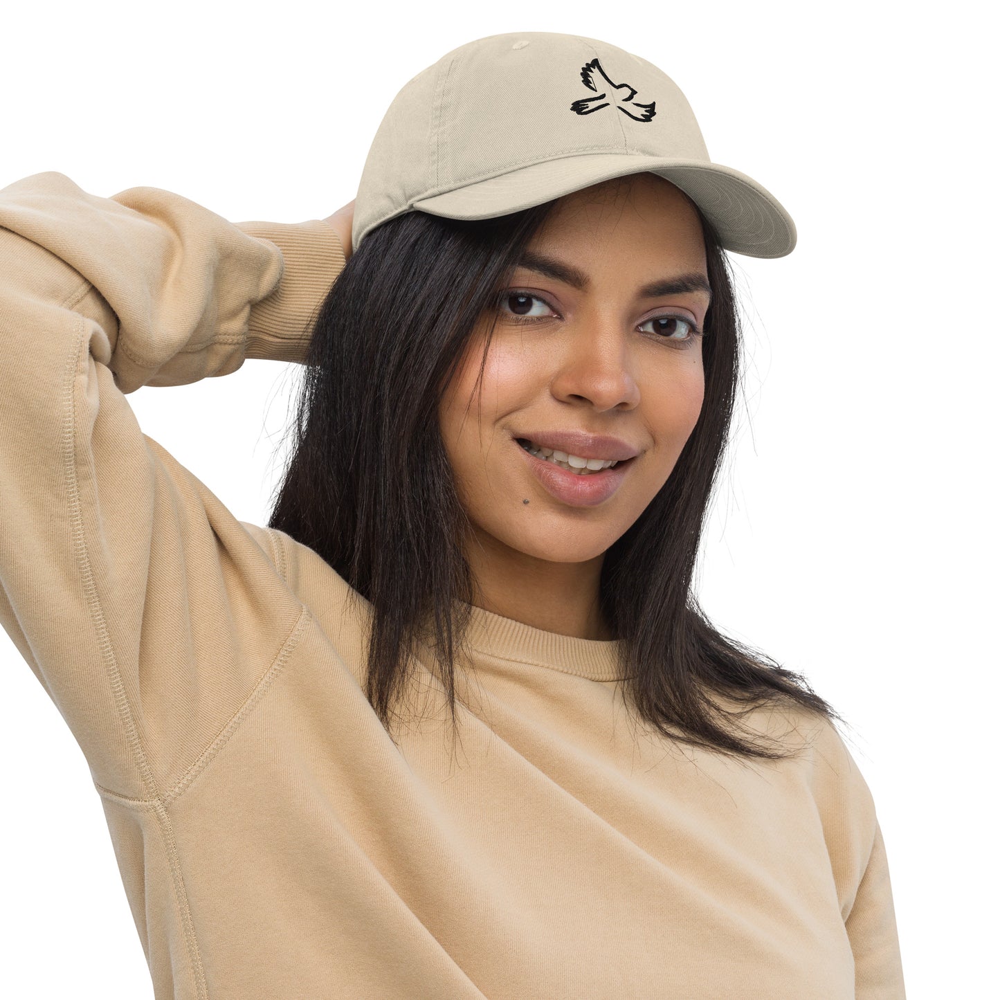 Organic dove dad hat