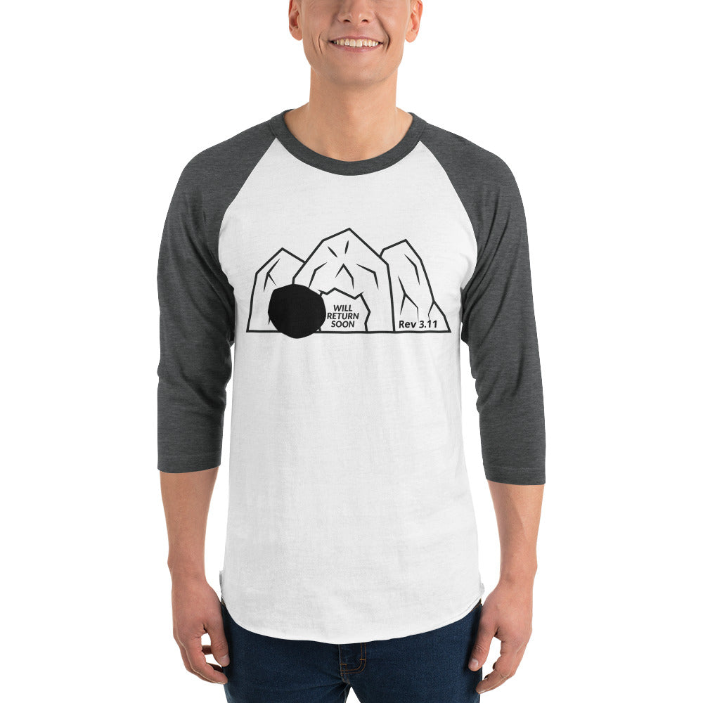 Will Return Soon | 3/4 Baseball Tee | VT Mission Merch