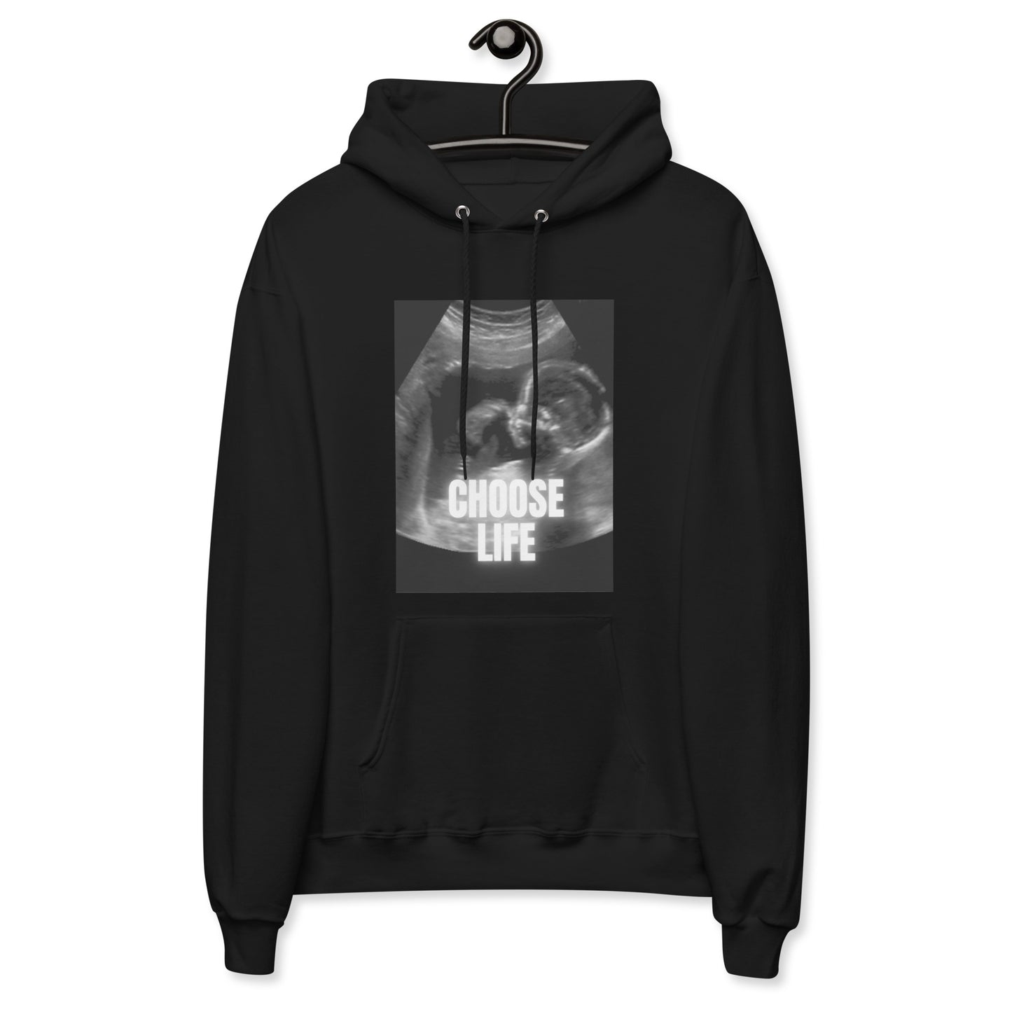 CHOOSE LIFE fleece hoodie