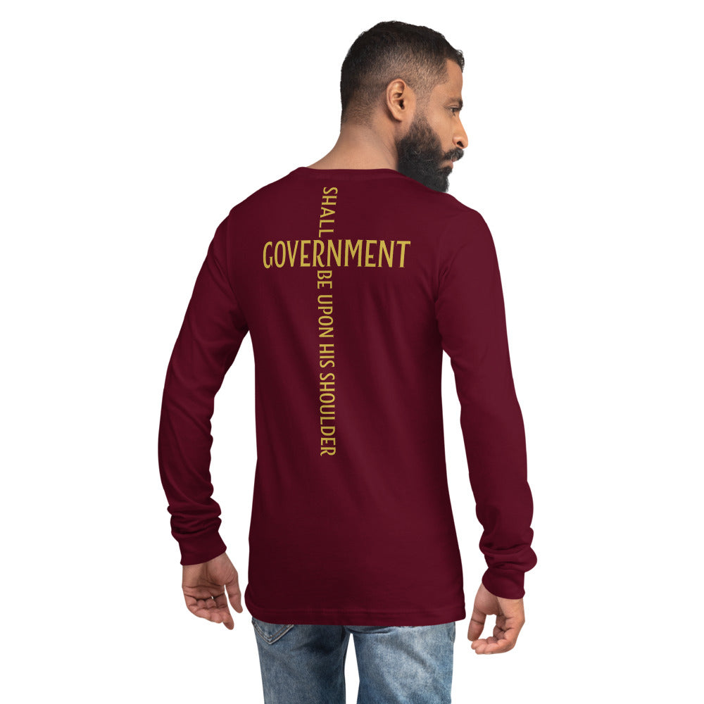 Government - Jesus Is King | Christian Long Sleeve Tee | VT Mission Merch