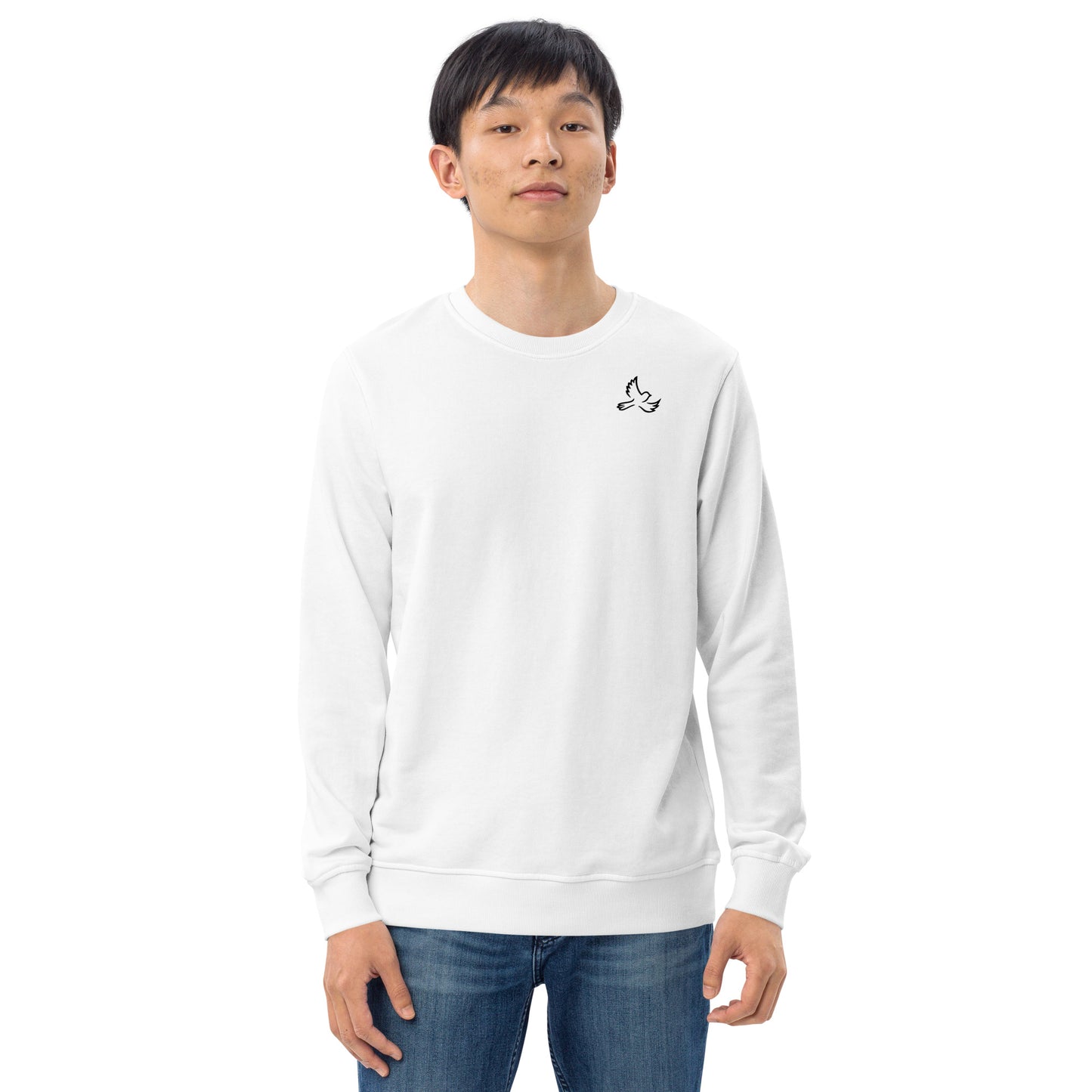 Unisex organic dove sweatshirt