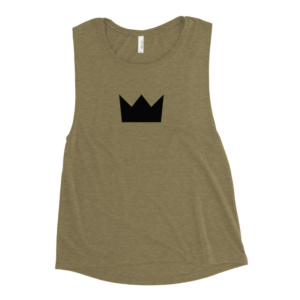 Crown | Ladies’ Muscle Tank | VT Mission Merch