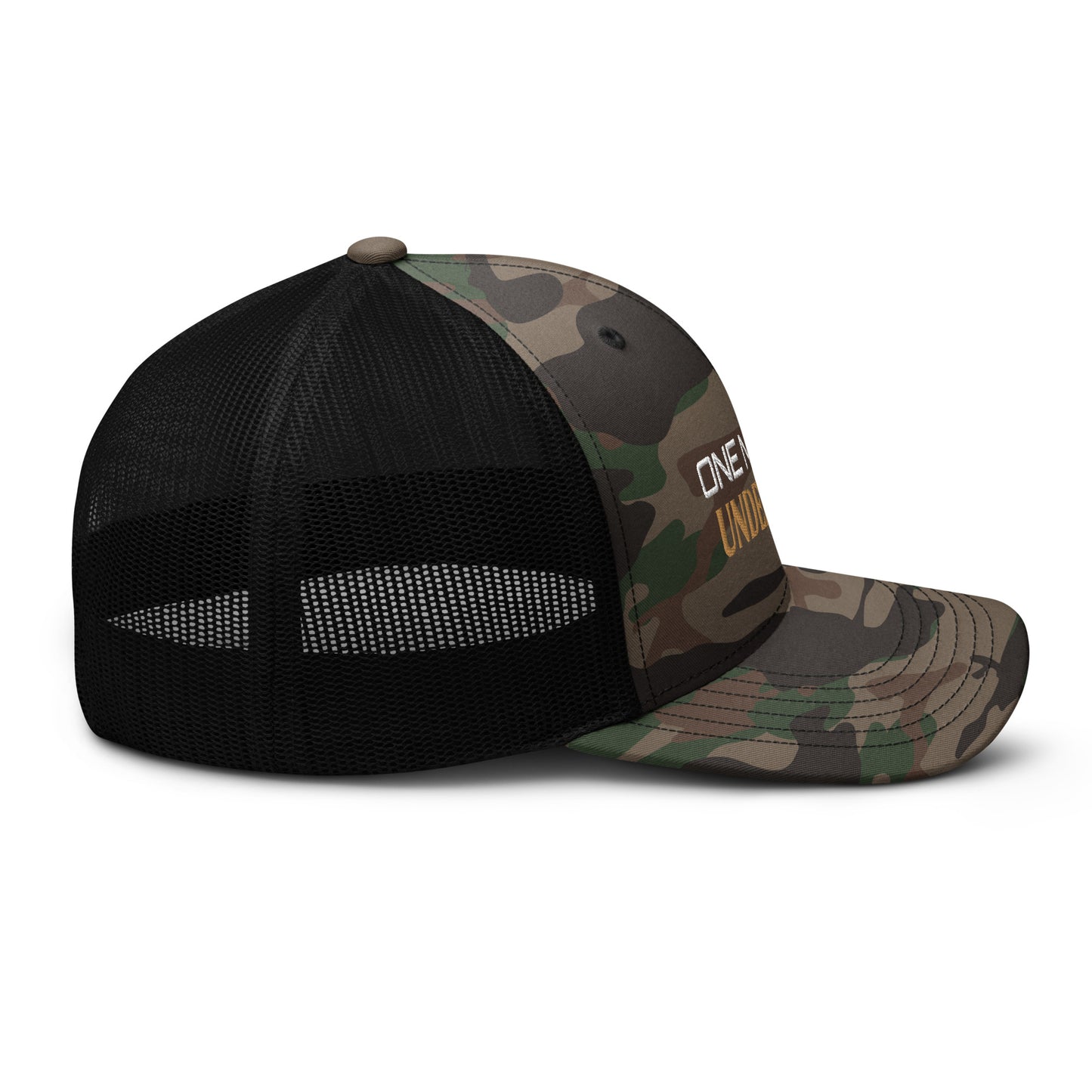 One Nation Under God Camouflage trucker hat