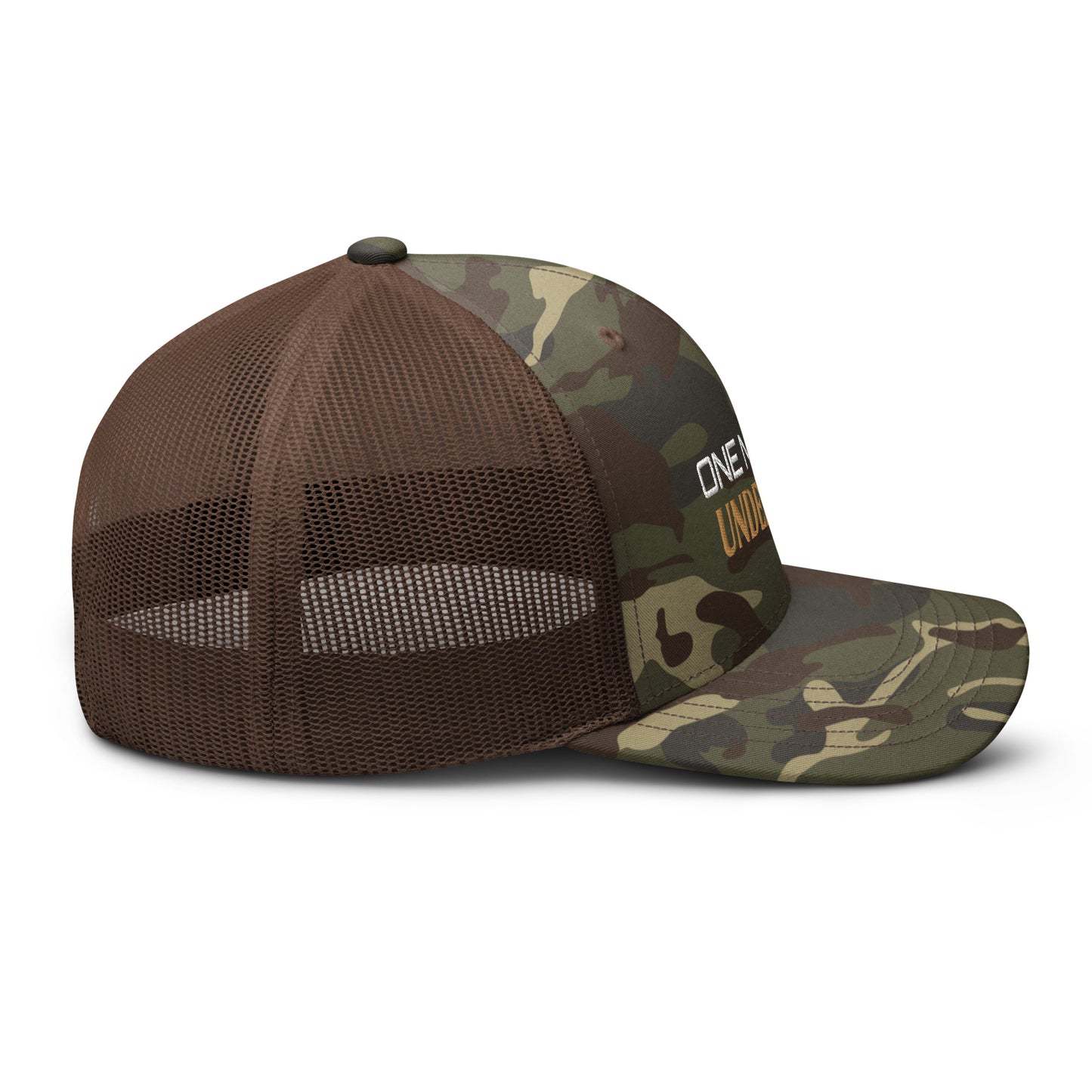 One Nation Under God Camouflage trucker hat