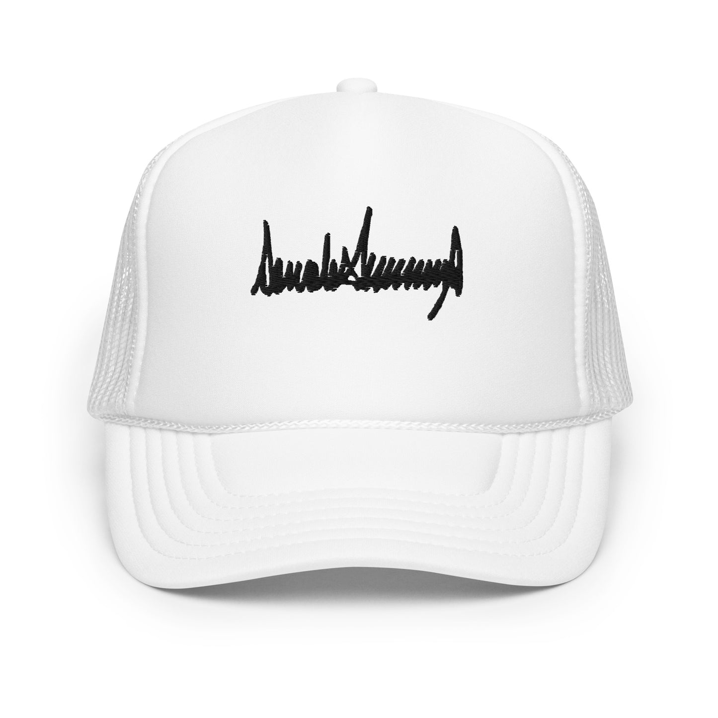 Donald Trump Signature Embroidered Foam trucker hat