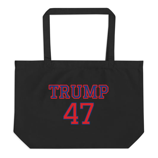 TRUMP Large organic tote bag