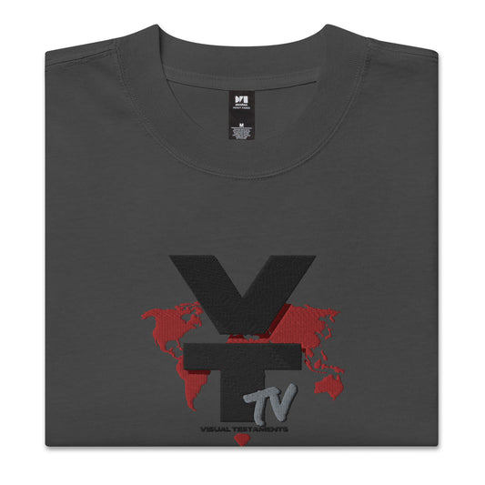 VT TV Oversized faded t-shirt