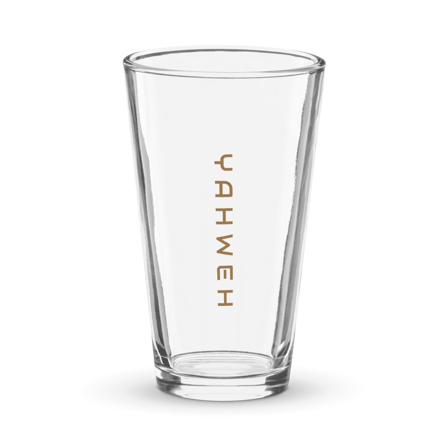 YAHWEH Shaker pint glass