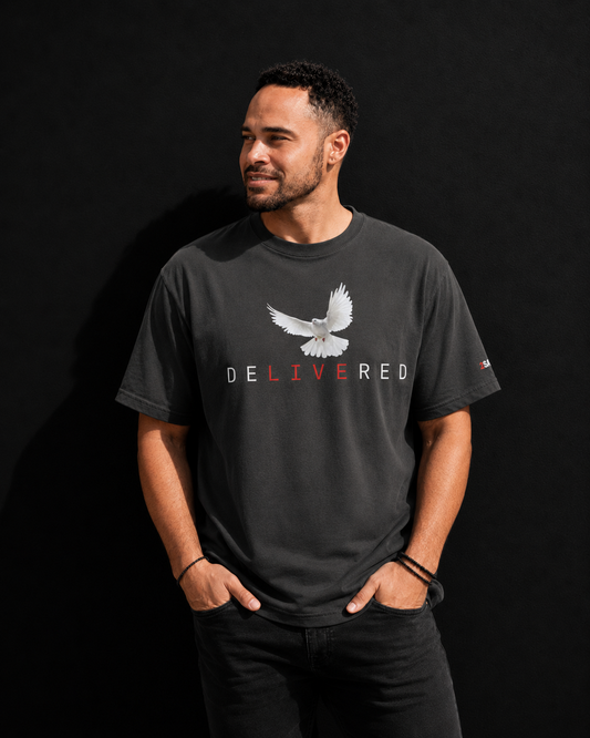Delivered Unisex Heavyweight T-shirt