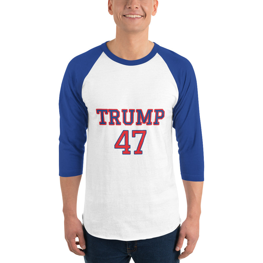 TRUMP 47 3/4 sleeve raglan shirt