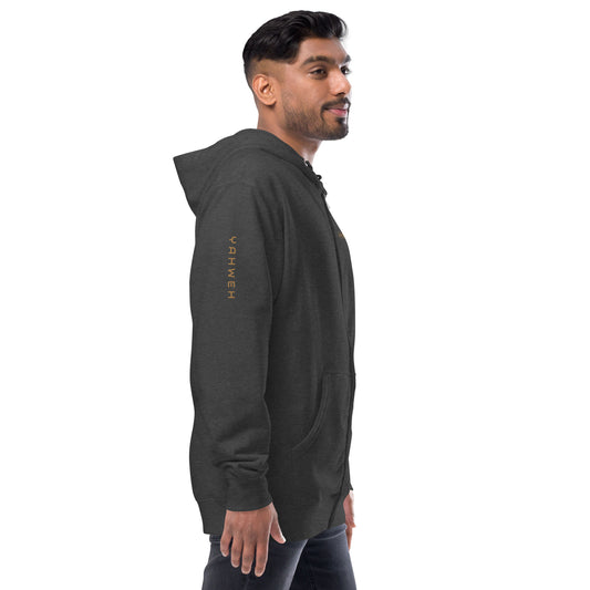 YAHWEH Unisex fleece zip up hoodie