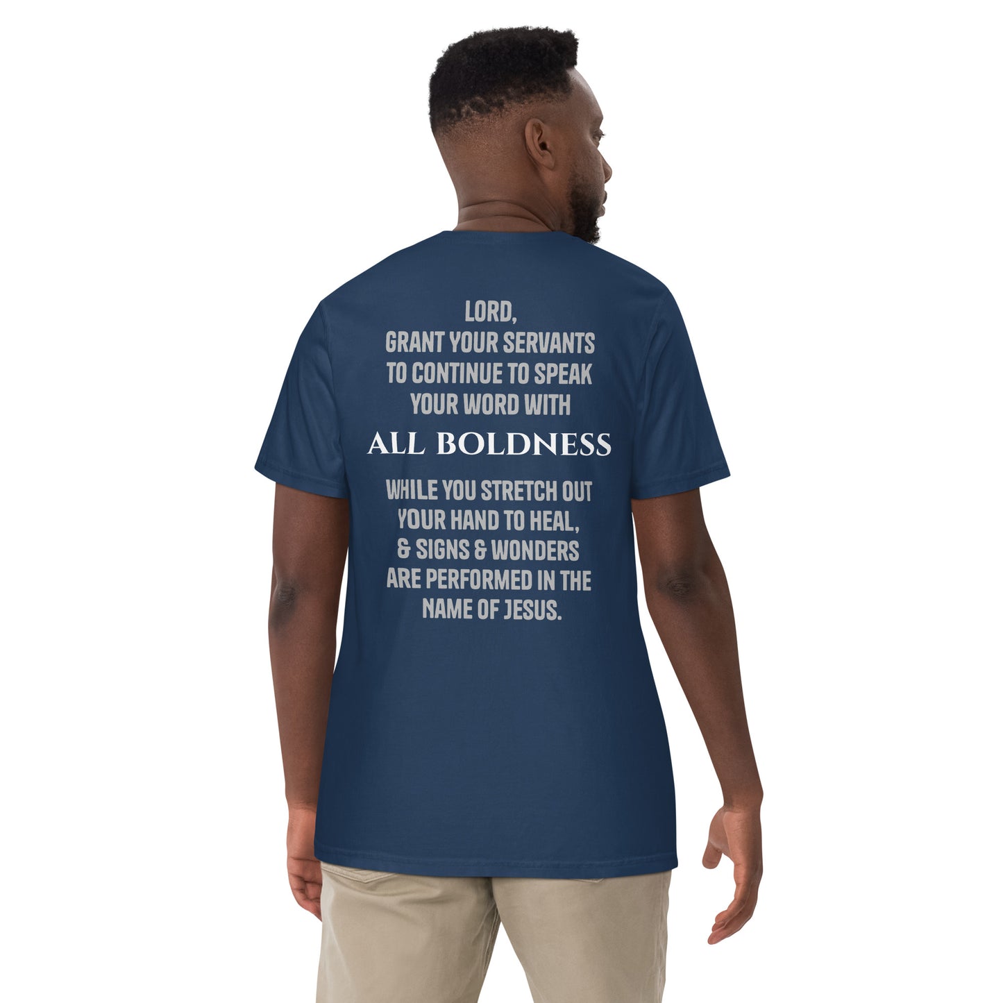ALL BOLDNESS Unisex garment-dyed heavyweight t-shirt