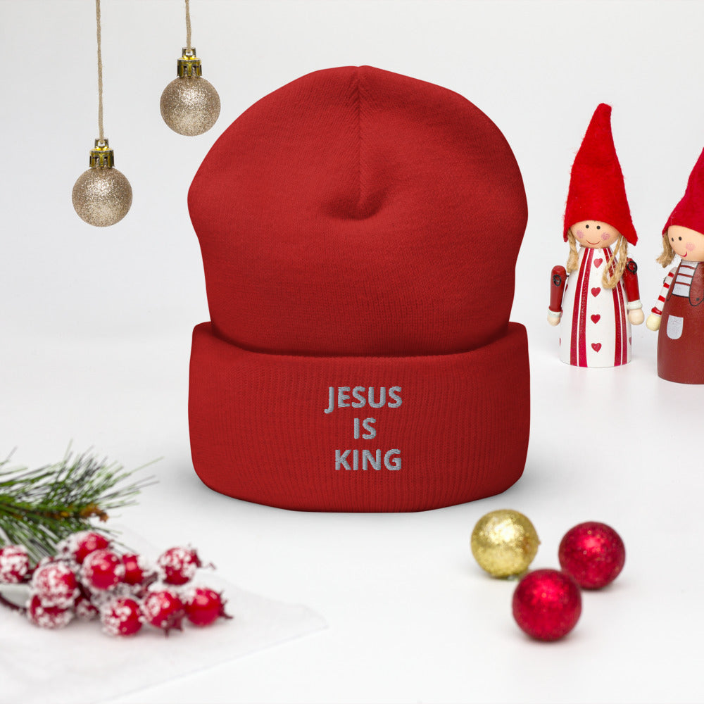 Jesus Is King | Cuffed Beanie | VT Mission Merch
