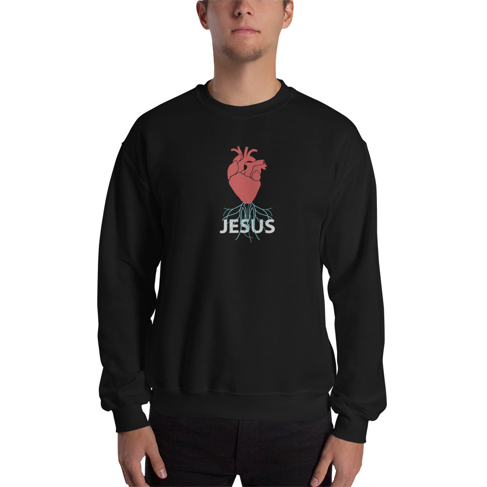 My heart is rooted in Jesus | Christian Sweatshirt | VT Mission Merch