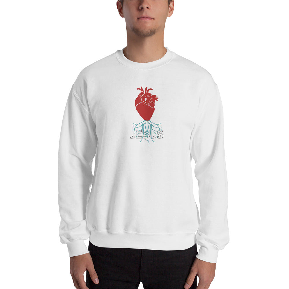My heart is rooted in Jesus | Christian Sweatshirt | VT Mission Merch