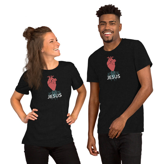 My Heart is Rooted in Jesus | Christian T-Shirt | VT Misson Merch